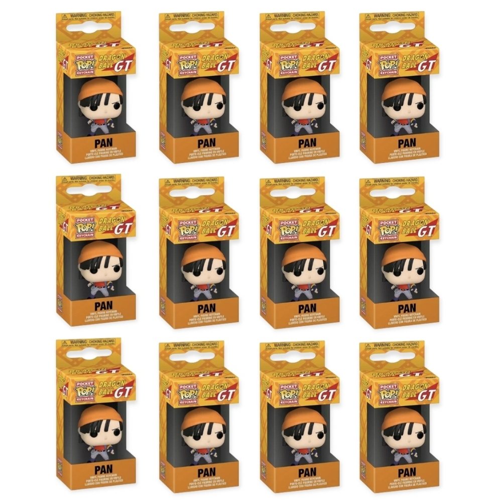 12 - Funko Pocket POP! Keychains Dragon Ball GT - Pan Full Case Lot
